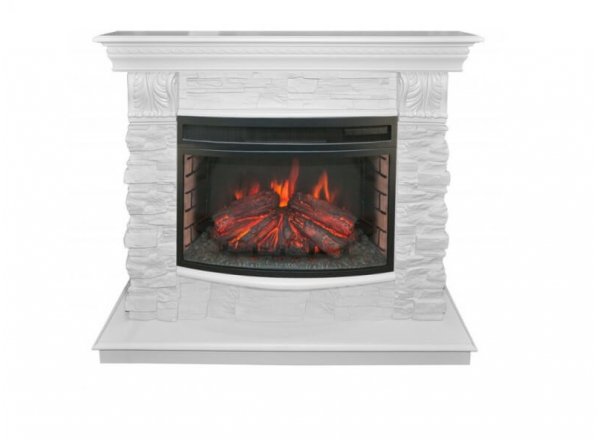 Камин Elford  LUX 25 с очагом Firefield 25 S IR