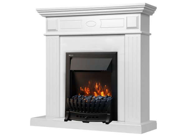 Каминокомплект: Очаг Electrolux Classic EFP/P-1020LS, портал Bianco Classic белый