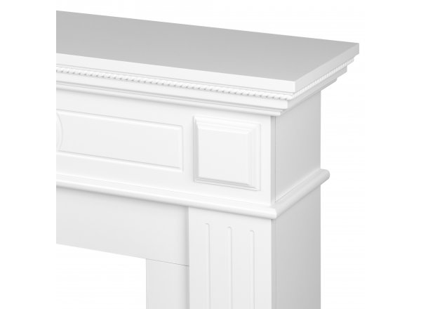 Каминокомплект: Очаг Electrolux Classic EFP/P-1020LS, портал Bianco Classic белый