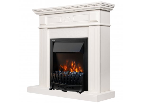 Каминокомплект Firelight: Очаг Classic EFP/P-1020LS, портал Bianco Classic шпон белёный дуб