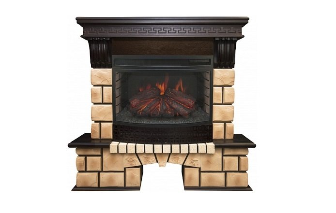 Камин Stone Brick 25 с очагом Firefield 25 SIR