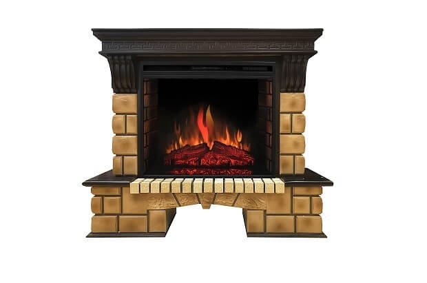Камин Stone Brick 26 с очагом Epsilon 26 S IR