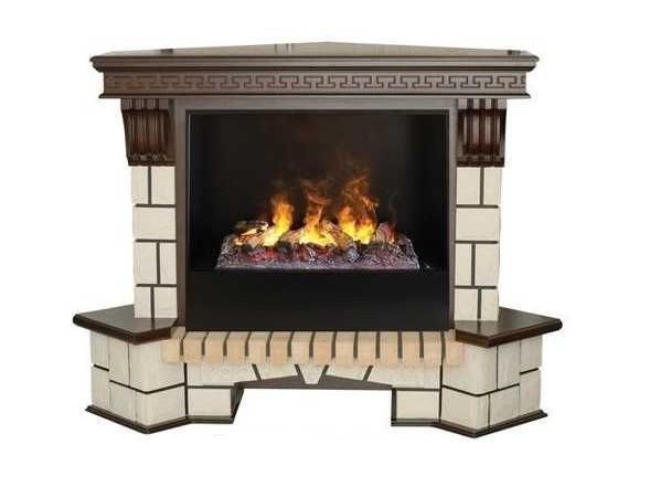Камин Stone Corner new 26 с очагом 3D Cassette 630