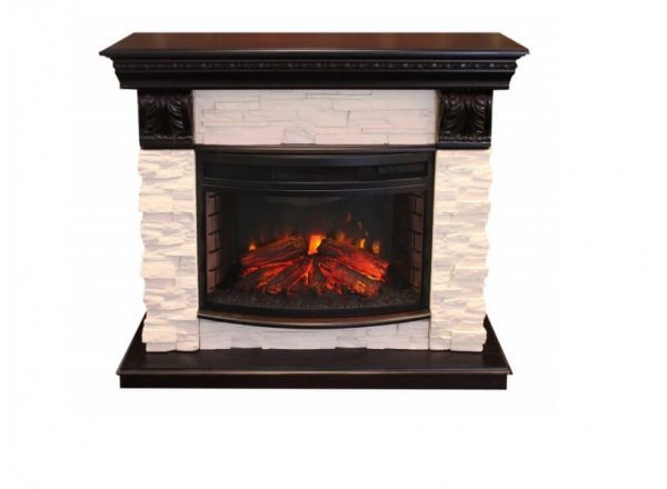 Камин Elford  LUX 25 с очагом Firefield 25 S IR
